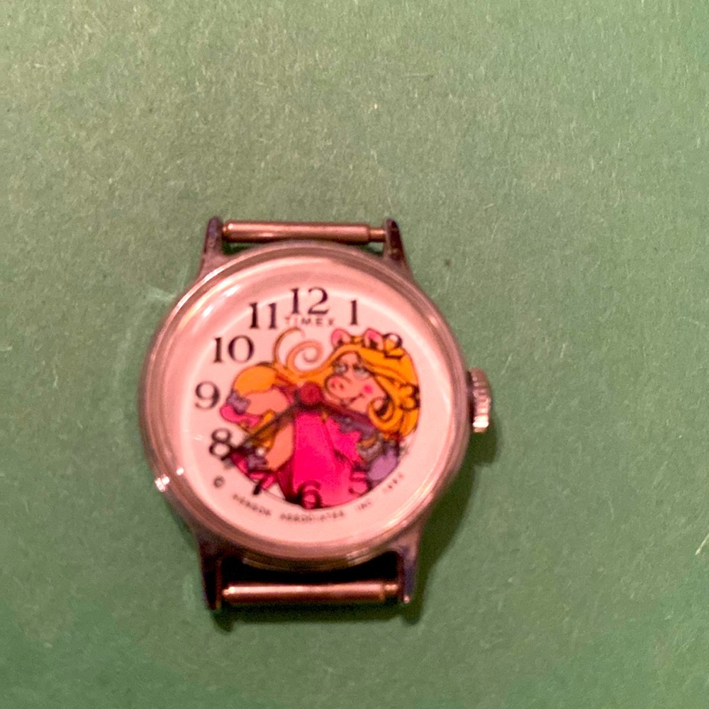 Timex 1982 Miss Piggy watch vintage watch Muppets